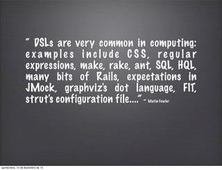 Domain Specific Languages - A superficial approach | PDF