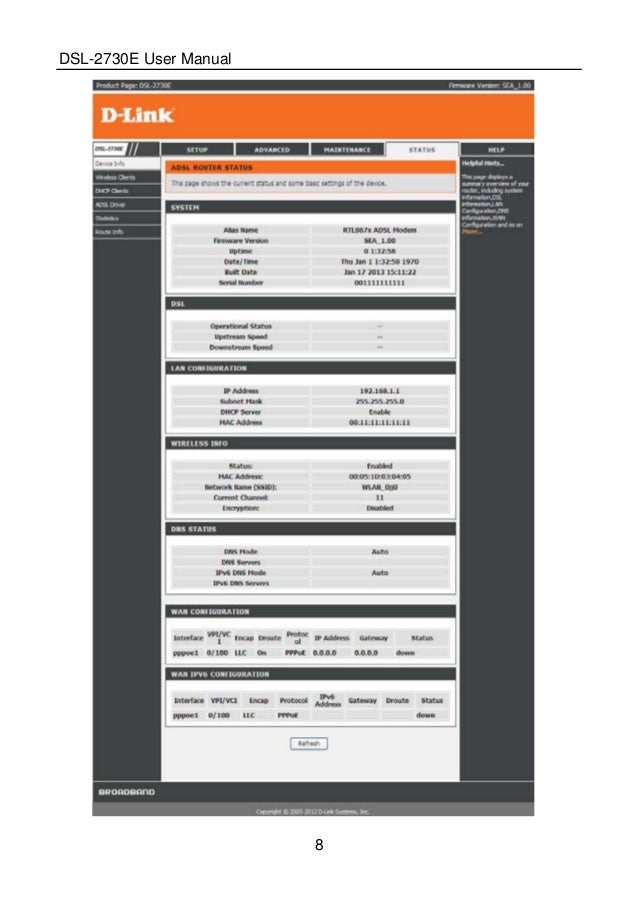 Dsl 2730 E T1 Manual V1 00 Di