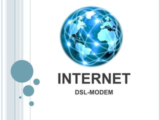 INTERNET
DSL-MODEM
 