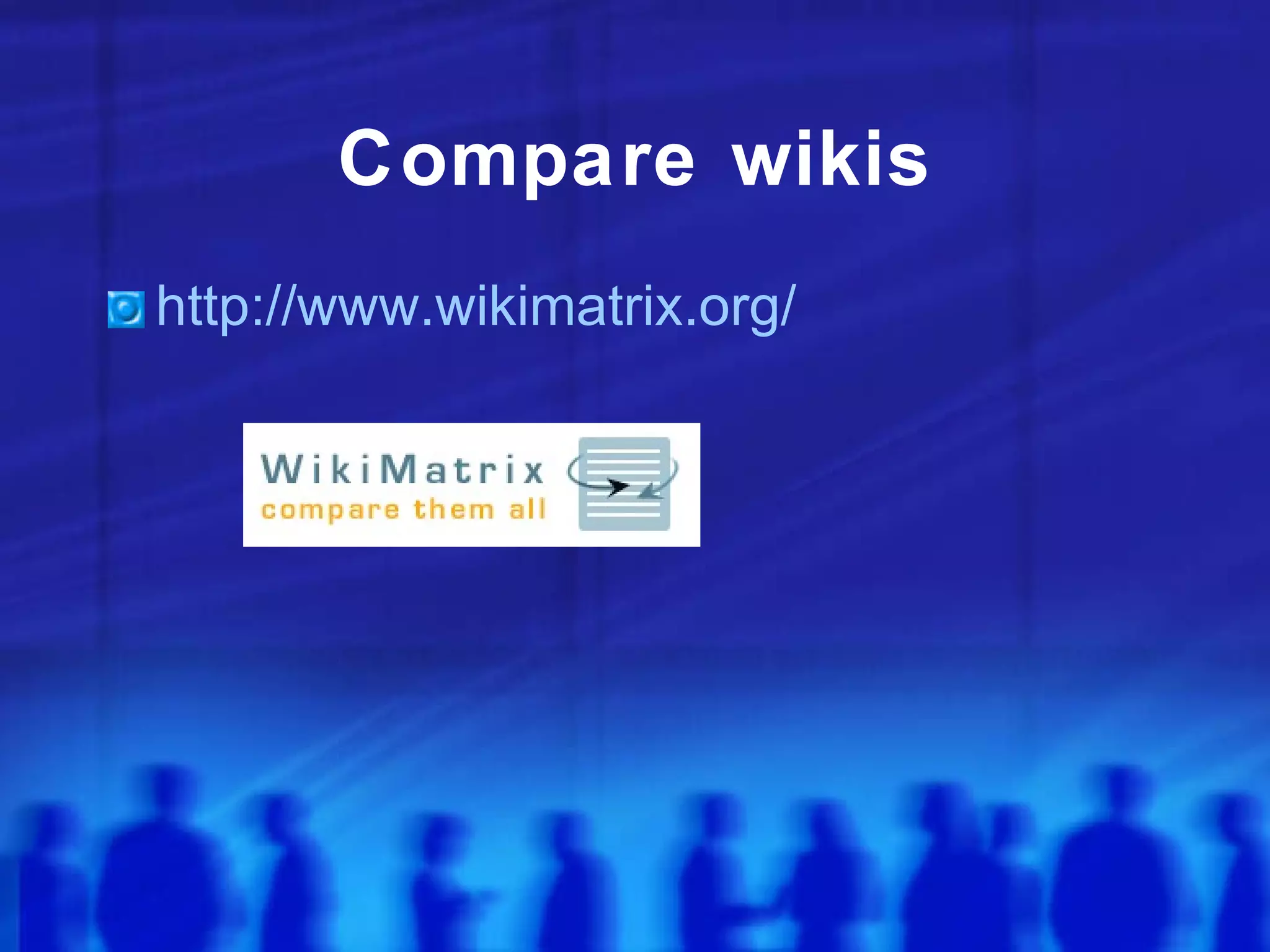 Compare wikis http://www.wikimatrix.org/ 