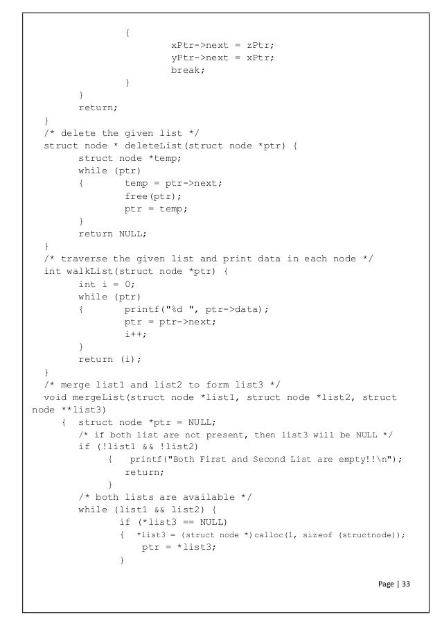 Data Structure using C