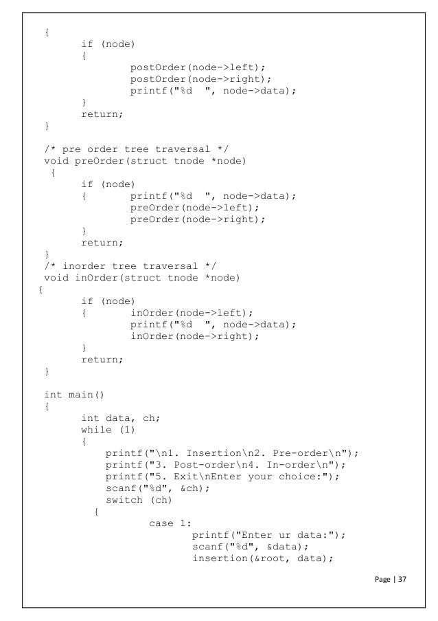 Data Structure using C