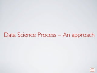 Data Science Process – An approach	

 