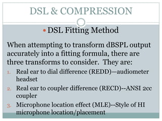 Dsl & compression | PPTX
