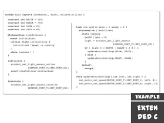Example

Exten
ded C
 