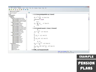 Example

Pension
 Plans
 