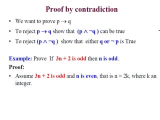 Discrete Structures |Topic: Logic and Proofs