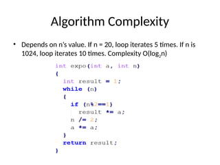 DS_Lecture_01 (Introduction and Algorithm Complexity).pptx
