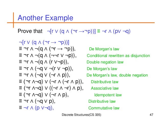 Discrete Structures Lecture 2