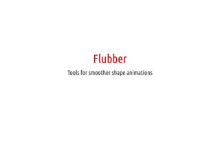 Tools for smoother shape animations
Flubber
 