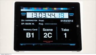 Tuesday, September 3, 13
 