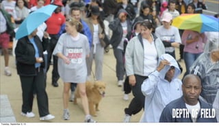 Depth of Field
Tuesday, September 3, 13
 