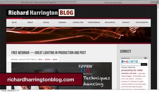 richardharringtonblog.com
Tuesday, September 3, 13
 