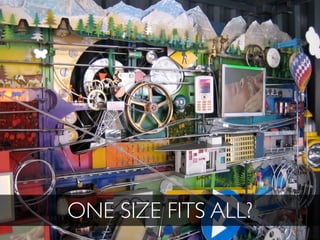 ONE SIZE FITS ALL?
 