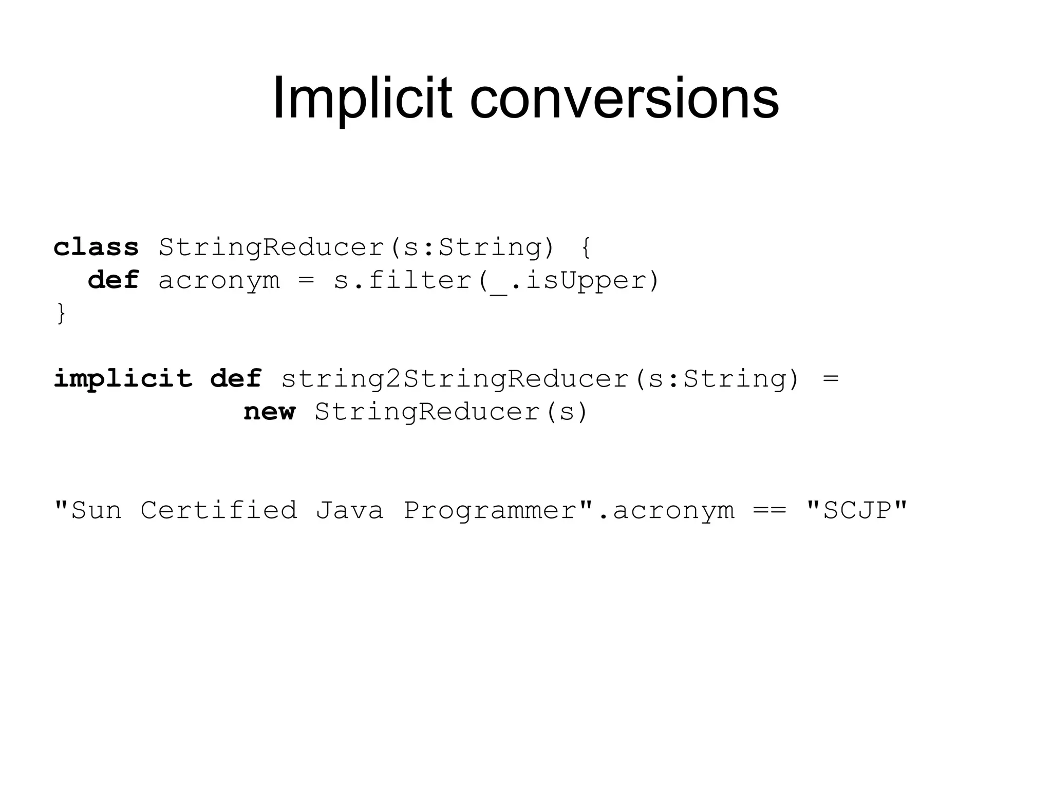 Internal / External Internal DSLs are built using the language itself. Buildr 