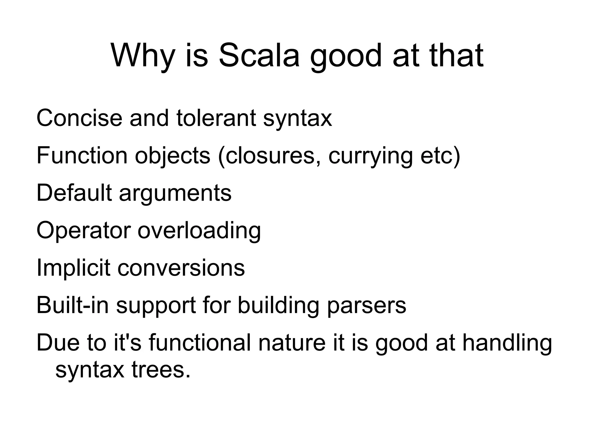So, what is a DSL a  D omain- S pecific  L anguage (DSL) is a programming language or specification language dedicated to a particular problem domain, a particular problem representation technique, and/or a particular solution technique. 