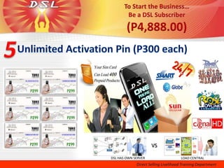 VS

DSL HAS OWN SERVER        LOAD CENTRAL
 