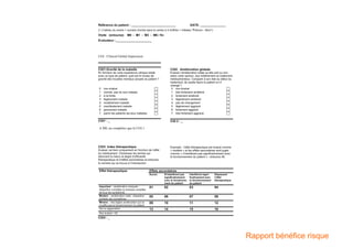 Rapport bénéfice risque
 