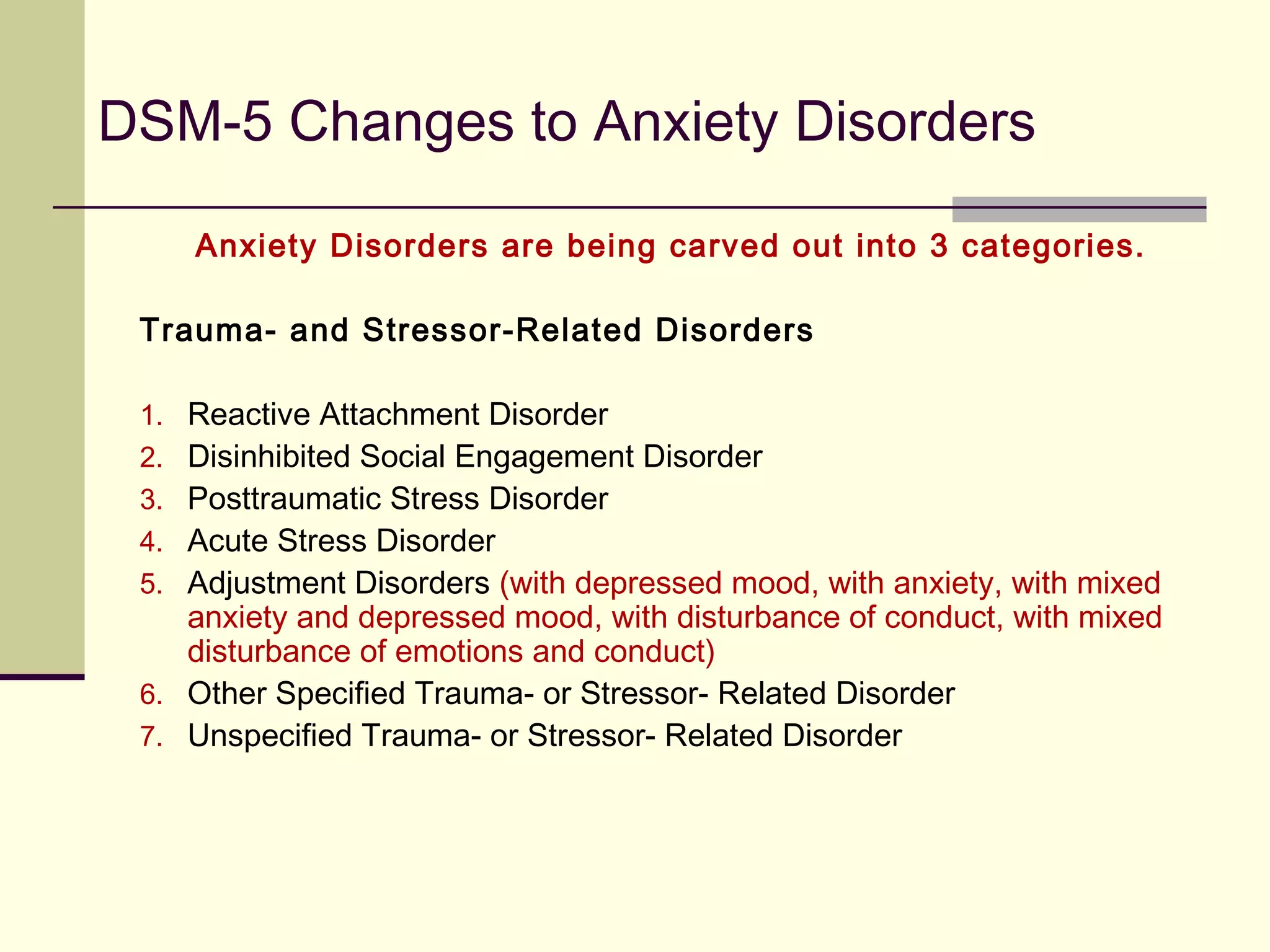 DSM-IV to DSM-5 Diagnosing Exercise
Alex is a substance user with no clear preference of drug from a
self report. However the only drug he stated that he used on a
daily basis was marijuana. Alex reported having blackouts on
several occasions due to too much alcohol usage. Alex also
has shown a definite increase in tolerance to all substances he
used. With alcohol, it currently takes him at least 60 oz. of beer
to “get high” and at the beginning of his alcohol usage it only
took him approximately 24 oz. to “get high”. It currently takes
him 2 - 3 marijuana blunts to “get high” and when he first started
smoking marijuana he would “get high” off of one blunt.
Cocaine tolerance also increased for Alex. At the beginning of
his cocaine usage he would “get high” off of one line, and upon
entering treatment it took him about 3 lines to “get high” off of
cocaine.
 