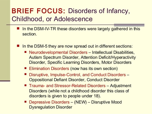 Diagnosing with the DSM-5