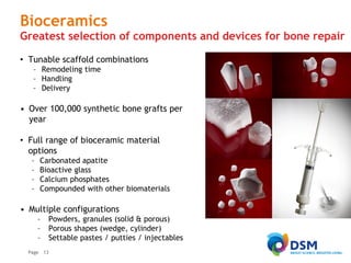 DSM Biomedical Overview Presentation-2018 | PDF