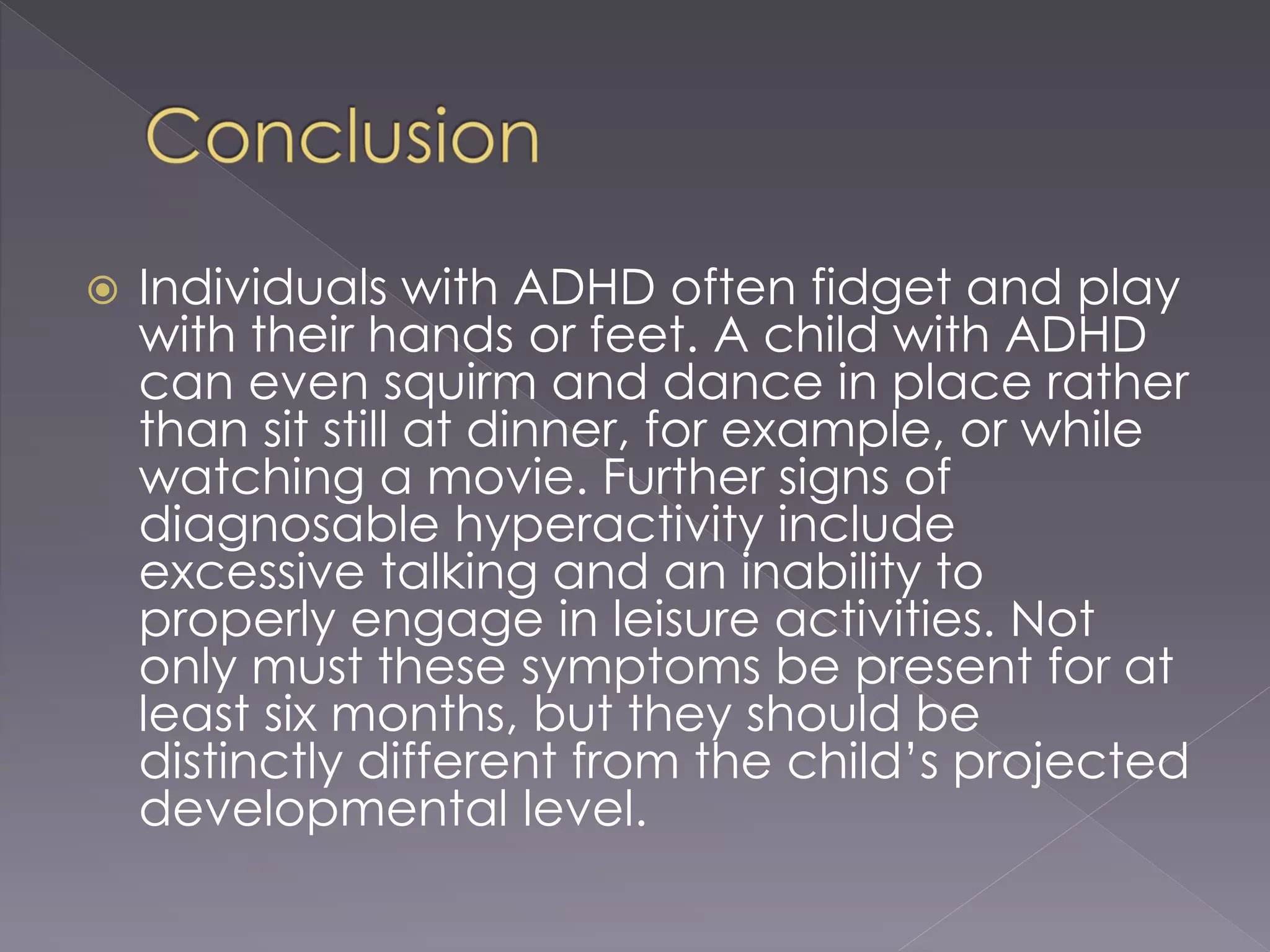 Dsm v criteria for adhd pptx
