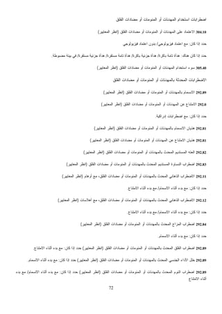 72
‫ﺍﻟﻘﻠﻕ‬ ‫ﻤﻀﺎﺩﺍﺕ‬ ‫ﺃﻭ‬ ‫ﺍﻟﻤﻨﻭﻤﺎﺕ‬ ‫ﺃﻭ‬ ‫ﺍﻟﻤﻬﺩﺌﺎﺕ‬ ‫ﺍﺴﺘﺨﺩﺍﻡ‬ ‫ﺍﻀﻁﺭﺍﺒﺎﺕ‬
304.10‫ﺍﻟﻘﻠﻕ‬ ‫ﻤﻀﺎﺩﺍﺕ‬ ‫ﺃﻭ‬ ‫ﺍﻟﻤﻨﻭﻤﺎﺕ‬ ‫ﺃﻭ‬ ‫ﺍﻟﻤﻬﺩﺌﺎﺕ‬ ‫ﻋﻠﻰ‬ ‫ﺍﻻﻋﺘﻤﺎﺩ‬)‫ﺍﻟﻤﻌﺎﻴﻴﺭ‬ ‫ﺍﻨﻅﺭ‬(
‫ﻜﺎﻥ‬ ‫ﺇﺫﺍ‬ ‫ﺩ‬‫ﺩ‬‫ﺤ‬:‫ﻓﻴﺯﻴﻭﻟﻭﺠﻲ‬ ‫ﺍﻋﺘﻤﺎﺩ‬ ‫ﻤﻊ‬/‫ﻓﻴﺯﻴﻭﻟﻭﺠﻲ‬ ‫ﺍﻋﺘﻤﺎﺩ‬ ‫ﺒﺩﻭﻥ‬
‫ﻫﻨﺎﻙ‬ ‫ﻜﺎﻥ‬ ‫ﺇﺫﺍ‬ ‫ﺩ‬‫ﺩ‬‫ﺤ‬:‫ﻫ‬‫ﺒﺎﻜﺭﺓ‬ ‫ﺘﺎﻤﺔ‬ ‫ﺩﺃﺓ‬/‫ﺒﺎﻜﺭﺓ‬ ‫ﺠﺯﺌﻴﺔ‬ ‫ﻫﺩﺃﺓ‬/‫ﻤﺴﺘﻘﺭﺓ‬ ‫ﺘﺎﻤﺔ‬ ‫ﻫﺩﺃﺓ‬/‫ﻤﺴﺘﻘﺭﺓ‬ ‫ﺠﺯﺌﻴﺔ‬ ‫ﻫﺩﺃﺓ‬/‫ﻤﻀﺒﻭﻁﺔ‬ ‫ﺒﻴﺌﺔ‬ ‫ﻓﻲ‬.
305.40‫ﺍﻟﻘﻠﻕ‬ ‫ﻤﻀﺎﺩﺍﺕ‬ ‫ﺃﻭ‬ ‫ﺍﻟﻤﻨﻭﻤﺎﺕ‬ ‫ﺃﻭ‬ ‫ﺍﻟﻤﻬﺩﺌﺎﺕ‬ ‫ﺍﺴﺘﺨﺩﺍﻡ‬ ‫ﺴﻭﺀ‬)‫ﺍﻟﻤﻌﺎﻴﻴﺭ‬ ‫ﺍﻨﻅﺭ‬(
‫ﺍﻟﻘﻠﻕ‬ ‫ﻤﻀﺎﺩﺍﺕ‬ ‫ﺃﻭ‬ ‫ﺍﻟﻤﻨﻭﻤﺎﺕ‬ ‫ﺃﻭ‬ ‫ﺒﺎﻟﻤﻬﺩﺌﺎﺕ‬ ‫ﺍﻟﻤﺤﺩﺜﺔ‬ ‫ﺍﻻﻀﻁﺭﺍﺒﺎﺕ‬
292.89‫ﺃﻭ‬ ‫ﺍﻟﻤﻨﻭﻤﺎﺕ‬ ‫ﺃﻭ‬ ‫ﺒﺎﻟﻤﻬﺩﺌﺎﺕ‬ ‫ﺍﻻﻨﺴﻤﺎﻡ‬‫ﺍﻟﻘﻠﻕ‬ ‫ﻤﻀﺎﺩﺍﺕ‬)‫ﺍﻟﻤﻌﺎﻴﻴﺭ‬ ‫ﺍﻨﻅﺭ‬(
292.0‫ﺍﻟﻘﻠﻕ‬ ‫ﻤﻀﺎﺩﺍﺕ‬ ‫ﺃﻭ‬ ‫ﺍﻟﻤﻨﻭﻤﺎﺕ‬ ‫ﺃﻭ‬ ‫ﺍﻟﻤﻬﺩﺌﺎﺕ‬ ‫ﻋﻥ‬ ‫ﺍﻻﻤﺘﻨﺎﻉ‬)‫ﺍﻟﻤﻌﺎﻴﻴﺭ‬ ‫ﺍﻨﻅﺭ‬(
‫ﻜﺎﻥ‬ ‫ﺇﺫﺍ‬ ‫ﺩ‬‫ﺩ‬‫ﺤ‬:‫ﺇﺩﺭﺍﻜﻴﺔ‬ ‫ﺍﻀﻁﺭﺍﺒﺎﺕ‬ ‫ﻤﻊ‬.
292.81‫ﺍﻟﻘﻠﻕ‬ ‫ﻤﻀﺎﺩﺍﺕ‬ ‫ﺃﻭ‬ ‫ﺍﻟﻤﻨﻭﻤﺎﺕ‬ ‫ﺃﻭ‬ ‫ﺒﺎﻟﻤﻬﺩﺌﺎﺕ‬ ‫ﺍﻻﻨﺴﻤﺎﻡ‬ ‫ﻫﺫﻴﺎﻥ‬)‫ﺍﻟﻤﻌﺎﻴﻴﺭ‬ ‫ﺍﻨﻅﺭ‬(
292.81‫ﺍﻟﻤﻨﻭﻤﺎ‬ ‫ﺃﻭ‬ ‫ﺍﻟﻤﻬﺩﺌﺎﺕ‬ ‫ﻋﻥ‬ ‫ﺍﻻﻤﺘﻨﺎﻉ‬ ‫ﻫﺫﻴﺎﻥ‬‫ﺍﻟﻘﻠﻕ‬ ‫ﻤﻀﺎﺩﺍﺕ‬ ‫ﺃﻭ‬ ‫ﺕ‬)‫ﺍﻟﻤﻌﺎﻴﻴﺭ‬ ‫ﺍﻨﻅﺭ‬(
292.82‫ﺍﻟﻘﻠﻕ‬ ‫ﻤﻀﺎﺩﺍﺕ‬ ‫ﺃﻭ‬ ‫ﺍﻟﻤﻨﻭﻤﺎﺕ‬ ‫ﺃﻭ‬ ‫ﺒﺎﻟﻤﻬﺩﺌﺎﺕ‬ ‫ﺍﻟﻤﺤﺩﺙ‬ ‫ﺍﻟﻤﺴﺘﺩﻴﻡ‬ ‫ﺍﻟﻌﺘﻪ‬)‫ﺍﻟﻤﻌﺎﻴﻴﺭ‬ ‫ﺍﻨﻅﺭ‬(
292.83‫ﺍﻟﻘﻠﻕ‬ ‫ﻤﻀﺎﺩﺍﺕ‬ ‫ﺃﻭ‬ ‫ﺍﻟﻤﻨﻭﻤﺎﺕ‬ ‫ﺃﻭ‬ ‫ﺒﺎﻟﻤﻬﺩﺌﺎﺕ‬ ‫ﺍﻟﻤﺤﺩﺙ‬ ‫ﺍﻟﻤﺴﺘﺩﻴﻡ‬ ‫ﺍﻟﻨﺴﺎﻭﺓ‬ ‫ﺍﻀﻁﺭﺍﺏ‬)‫ﺍﻟﻤﻌﺎﻴﻴﺭ‬ ‫ﺍﻨﻅﺭ‬(
292.11‫ﺍﻟﻤ‬ ‫ﺃﻭ‬ ‫ﺒﺎﻟﻤﻬﺩﺌﺎﺕ‬ ‫ﺍﻟﻤﺤﺩﺙ‬ ‫ﺍﻟﺫﻫﺎﻨﻲ‬ ‫ﺍﻻﻀﻁﺭﺍﺏ‬‫ﺃﻭﻫﺎﻡ‬ ‫ﻤﻊ‬ ،‫ﺍﻟﻘﻠﻕ‬ ‫ﻤﻀﺎﺩﺍﺕ‬ ‫ﺃﻭ‬ ‫ﻨﻭﻤﺎﺕ‬)‫ﺍﻟﻤﻌﺎﻴﻴﺭ‬ ‫ﺍﻨﻅﺭ‬(
‫ﻜﺎﻥ‬ ‫ﺇﺫﺍ‬ ‫ﺩ‬‫ﺩ‬‫ﺤ‬:‫ﺍﻻﻨﺴﻤﺎﻡ‬ ‫ﺃﺜﻨﺎﺀ‬ ‫ﺒﺩﺀ‬ ‫ﻤﻊ‬/‫ﺍﻻﻤﺘﻨﺎﻉ‬ ‫ﺃﺜﻨﺎﺀ‬ ‫ﺒﺩﺀ‬ ‫ﻤﻊ‬.
292.12‫ﺃﻫﻼﺴﺎﺕ‬ ‫ﻤﻊ‬ ،‫ﺍﻟﻘﻠﻕ‬ ‫ﻤﻀﺎﺩﺍﺕ‬ ‫ﺃﻭ‬ ‫ﺍﻟﻤﻨﻭﻤﺎﺕ‬ ‫ﺃﻭ‬ ‫ﺒﺎﻟﻤﻬﺩﺌﺎﺕ‬ ‫ﺍﻟﻤﺤﺩﺙ‬ ‫ﺍﻟﺫﻫﺎﻨﻲ‬ ‫ﺍﻻﻀﻁﺭﺍﺏ‬)‫ﺍﻟﻤﻌﺎﻴﻴﺭ‬ ‫ﺍﻨﻅﺭ‬(
‫ﻜﺎﻥ‬ ‫ﺇﺫﺍ‬ ‫ﺩ‬‫ﺩ‬‫ﺤ‬:‫ﺍﻻﻨﺴﻤﺎﻡ‬ ‫ﺃﺜﻨﺎﺀ‬ ‫ﺒﺩﺀ‬ ‫ﻤﻊ‬/‫ﺍ‬ ‫ﺃﺜﻨﺎﺀ‬ ‫ﺒﺩﺀ‬ ‫ﻤﻊ‬‫ﻻﻤﺘﻨﺎﻉ‬.
292.84‫ﺍﻟﻘﻠﻕ‬ ‫ﻤﻀﺎﺩﺍﺕ‬ ‫ﺃﻭ‬ ‫ﺍﻟﻤﻨﻭﻤﺎﺕ‬ ‫ﺃﻭ‬ ‫ﺒﺎﻟﻤﻬﺩﺌﺎﺕ‬ ‫ﺍﻟﻤﺤﺩﺙ‬ ‫ﺍﻟﻤﺯﺍﺝ‬ ‫ﺍﻀﻁﺭﺍﺏ‬)‫ﺍﻟﻤﻌﺎﻴﻴﺭ‬ ‫ﺍﻨﻅﺭ‬(
‫ﻜﺎﻥ‬ ‫ﺇﺫﺍ‬ ‫ﺩ‬‫ﺩ‬‫ﺤ‬:‫ﺍﻻﻨﺴﻤﺎﻡ‬ ‫ﺃﺜﻨﺎﺀ‬ ‫ﺒﺩﺀ‬ ‫ﻤﻊ‬.
292.89‫ﺍﻟﻘﻠﻕ‬ ‫ﻤﻀﺎﺩﺍﺕ‬ ‫ﺃﻭ‬ ‫ﺍﻟﻤﻨﻭﻤﺎﺕ‬ ‫ﺃﻭ‬ ‫ﺒﺎﻟﻤﻬﺩﺌﺎﺕ‬ ‫ﺍﻟﻤﺤﺩﺙ‬ ‫ﺍﻟﻘﻠﻕ‬ ‫ﺍﻀﻁﺭﺍﺏ‬)‫ﺍﻟﻤﻌﺎﻴﻴﺭ‬ ‫ﺍﻨﻅﺭ‬(‫ﻜﺎﻥ‬ ‫ﺇﺫﺍ‬ ‫ﺩ‬‫ﺩ‬‫ﺤ‬:‫ﺍﻻﻤﺘﻨﺎﻉ‬ ‫ﺃﺜﻨﺎﺀ‬ ‫ﺒﺩﺀ‬ ‫ﻤﻊ‬.
292.89‫ﺨﻠل‬‫ﺍﻟﻘﻠﻕ‬ ‫ﻤﻀﺎﺩﺍﺕ‬ ‫ﺃﻭ‬ ‫ﺍﻟﻤﻨﻭﻤﺎﺕ‬ ‫ﺃﻭ‬ ‫ﺒﺎﻟﻤﻬﺩﺌﺎﺕ‬ ‫ﺍﻟﻤﺤﺩﺙ‬ ‫ﺍﻟﺠﻨﺴﻲ‬ ‫ﺍﻷﺩﺍﺀ‬)‫ﺍﻟﻤﻌﺎﻴﻴﺭ‬ ‫ﺍﻨﻅﺭ‬(‫ﻜﺎﻥ‬ ‫ﺇﺫﺍ‬ ‫ﺩ‬‫ﺩ‬‫ﺤ‬:‫ﺍﻻﻨﺴﻤﺎﻡ‬ ‫ﺃﺜﻨﺎﺀ‬ ‫ﺒﺩﺀ‬ ‫ﻤﻊ‬.
292.89‫ﺍﻟﻘﻠﻕ‬ ‫ﻤﻀﺎﺩﺍﺕ‬ ‫ﺃﻭ‬ ‫ﺍﻟﻤﻨﻭﻤﺎﺕ‬ ‫ﺃﻭ‬ ‫ﺒﺎﻟﻤﻬﺩﺌﺎﺕ‬ ‫ﺍﻟﻤﺤﺩﺙ‬ ‫ﺍﻟﻨﻭﻡ‬ ‫ﺍﻀﻁﺭﺍﺏ‬)‫ﺍﻟﻤﻌﺎﻴﻴﺭ‬ ‫ﺍﻨﻅﺭ‬(‫ﻜﺎﻥ‬ ‫ﺇﺫﺍ‬ ‫ﺩ‬‫ﺩ‬‫ﺤ‬:‫ﺍﻻﻨﺴﻤﺎﻡ‬ ‫ﺃﺜﻨﺎﺀ‬ ‫ﺒﺩﺀ‬ ‫ﻤﻊ‬/‫ﺒﺩﺀ‬ ‫ﻤﻊ‬
‫ﺍﻻﻤﺘﻨﺎﻉ‬ ‫ﺃﺜﻨﺎﺀ‬
 