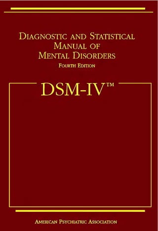 DSM IV TR 2000