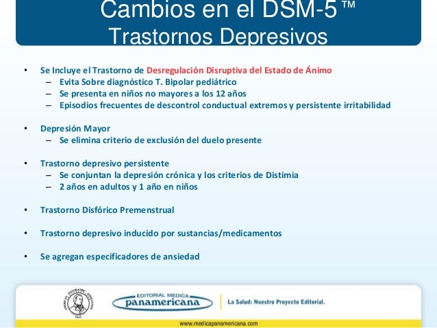 Manual Diagnóstico Y Estadístico De Los Trastornos Mentales Dsm 5