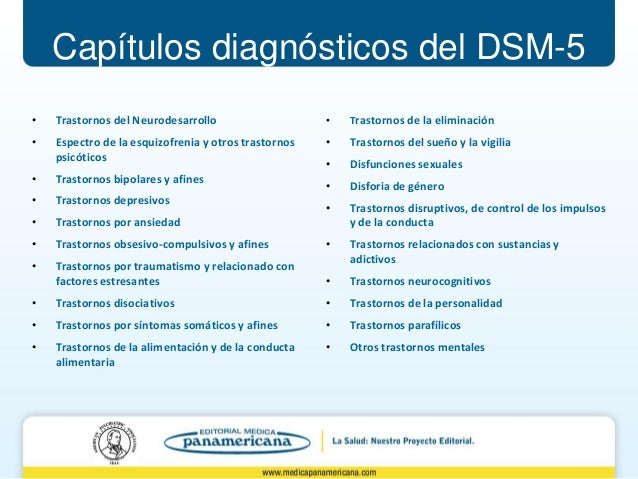 Manual Diagnóstico y Estadístico de los Trastornos Mentales Dsm 5