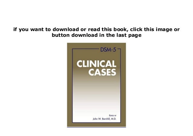 dsm 5 clinical cases pdf download