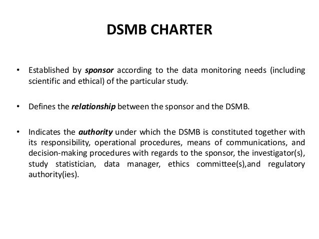 Dsmb Report Template