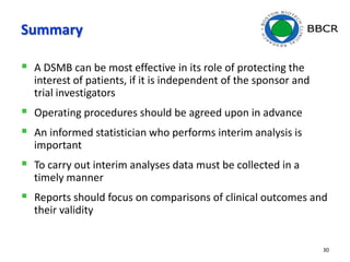 DSMB - The Medical Perspective | PPT