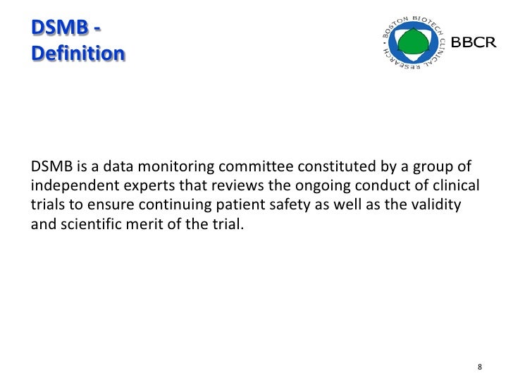 DSMB The Medical Perspective