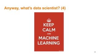 Anyway, what’s data scientist? (4)
24
 