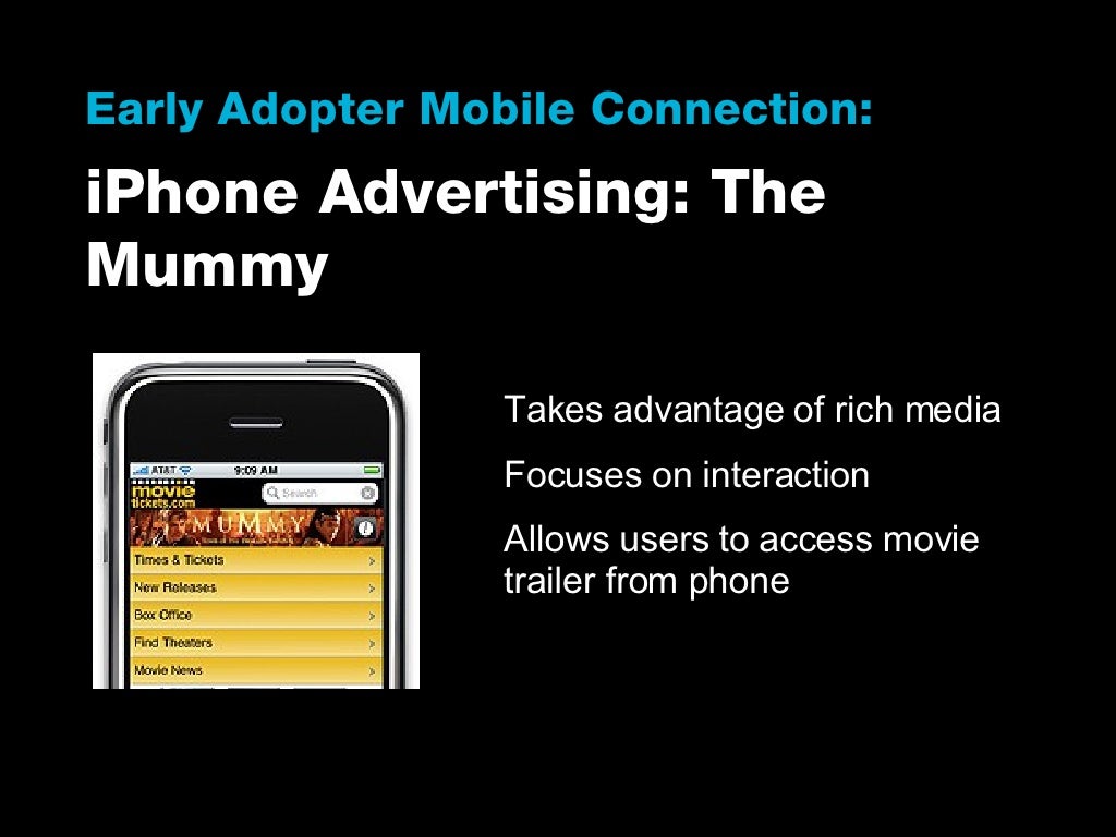 Early Adopter Mobile Connection iPhone