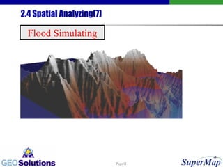 2.4 Spatial Analyzing(7) Flood Simulating 