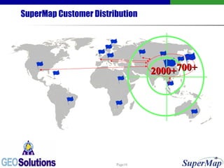 SuperMap Customer Distribution 2000+ 700+ 
