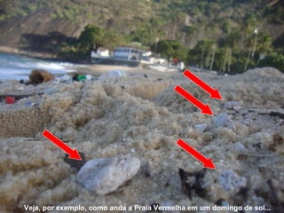 Veja, por exemplo, como anda a Praia Vermelha em um domingo de sol...   