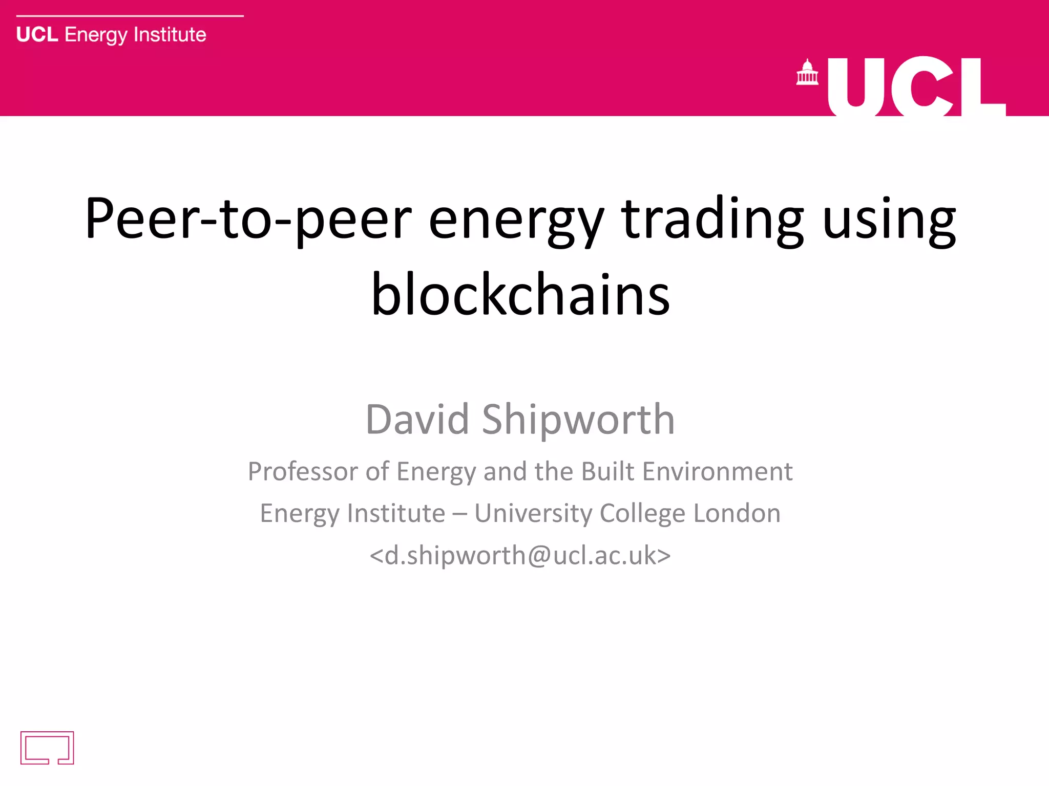 Peer-to-peer energy trading using blockchains | PDF