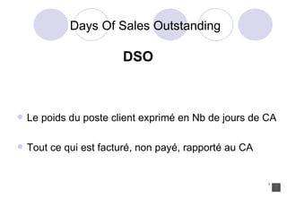 Days Of Sales Outstanding DSO ,[object Object],[object Object]