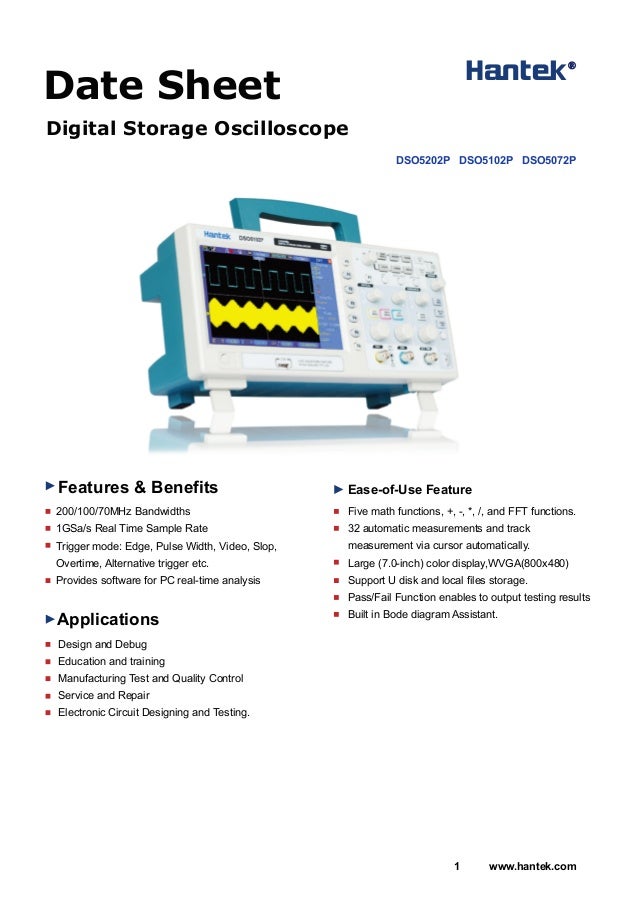 hantek dso5072p datasheet
