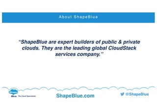 CloudStack usage service | PPT