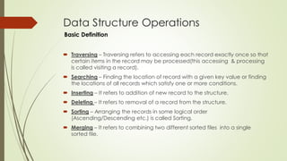 Data Structures Operations | PDF | Databases | Computer Software and ...