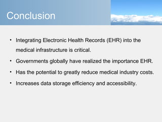 Integration of EHR into Health Care Systems | PPT