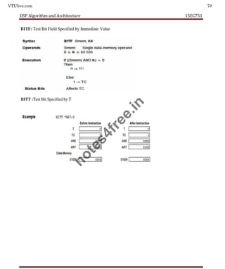 VTUlive.com 79
DSP Algorithm and Architecture 15EC751
n
o
t
e
s
4
f
r
e
e
.
i
n
 