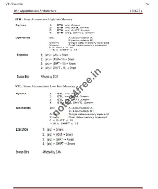 VTUlive.com 85
DSP Algorithm and Architecture 15EC751
n
o
t
e
s
4
f
r
e
e
.
i
n
 