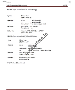 VTUlive.com 88
DSP Algorithm and Architecture 15EC751
n
o
t
e
s
4
f
r
e
e
.
i
n
 