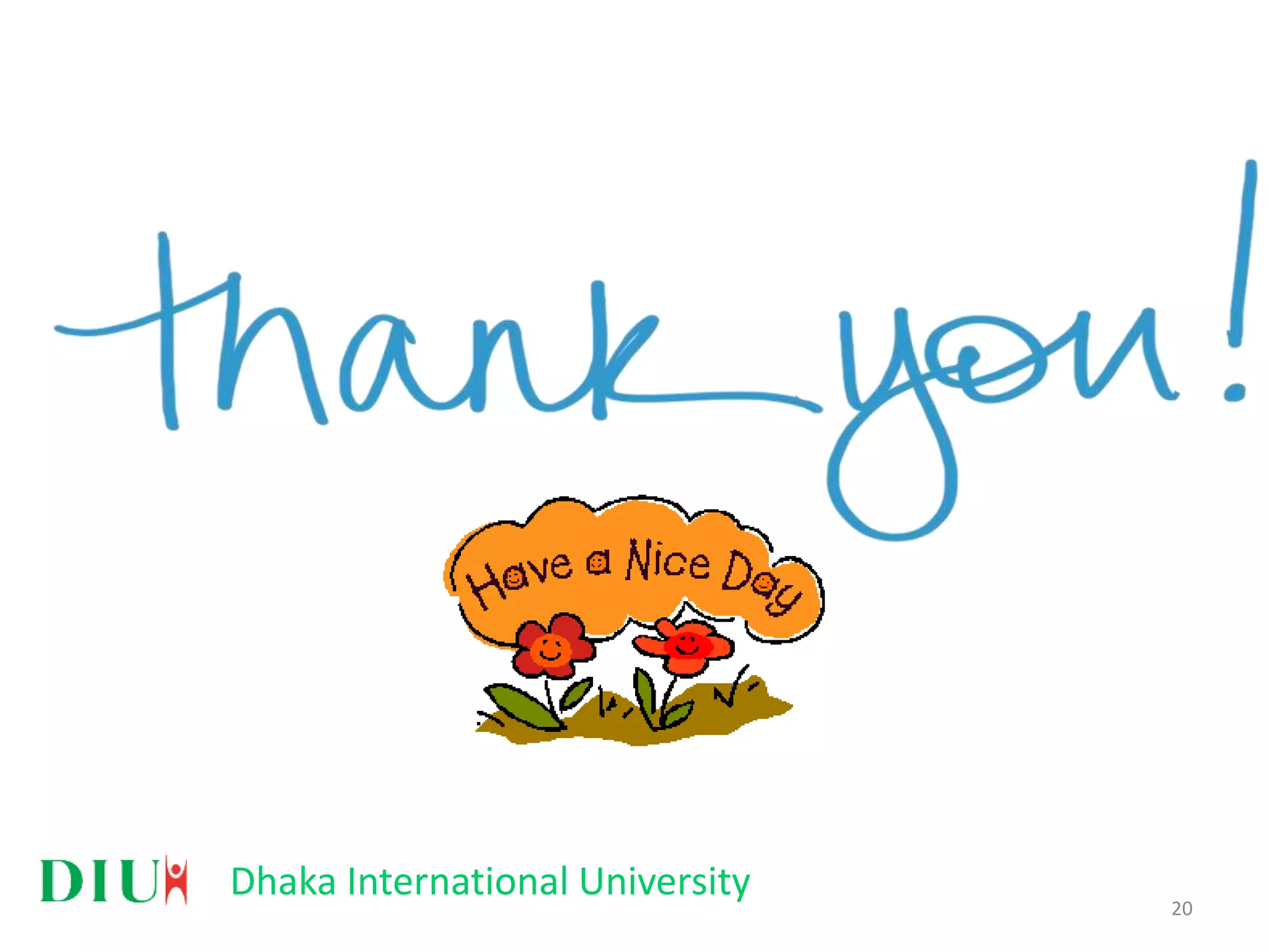 Dhaka International University 20 