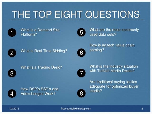 The Landscape Of Agency Trading Desks In Turkey 2013